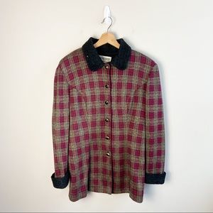 Decorp Vintage 80s Plaid Jacket